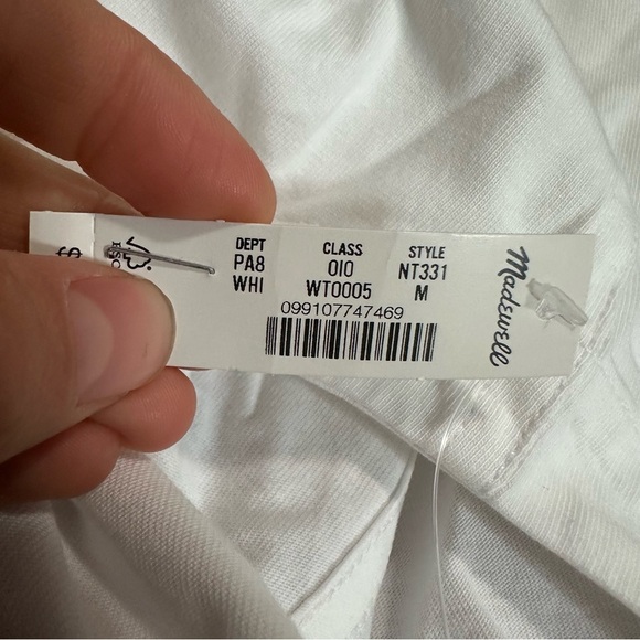Madewell white Puff-Sleeve Tee - Picture 4 of 4